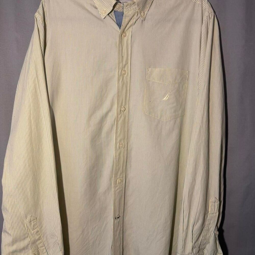 Y2K Nautica Men's Long Sleeve Button Down